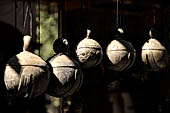 Bagan Myanmar. Htilominlo temple, souvenirs sold to the tourists.